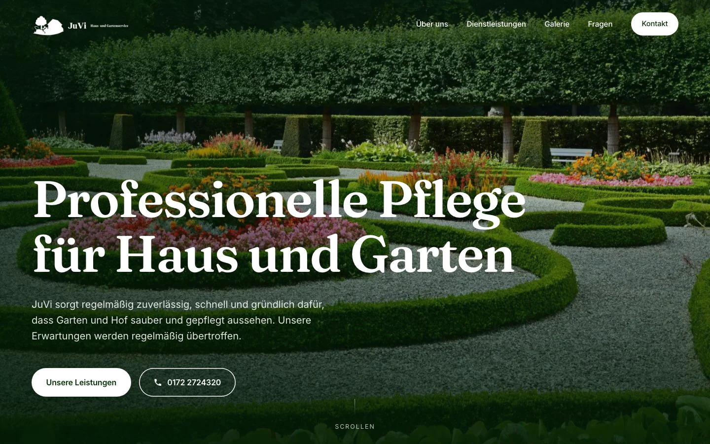 Startseite von JuVi Haus- und Gartenservice