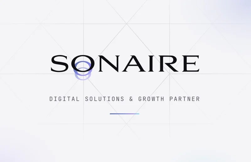 Visitenkarte von Sonaire, helle Fassung